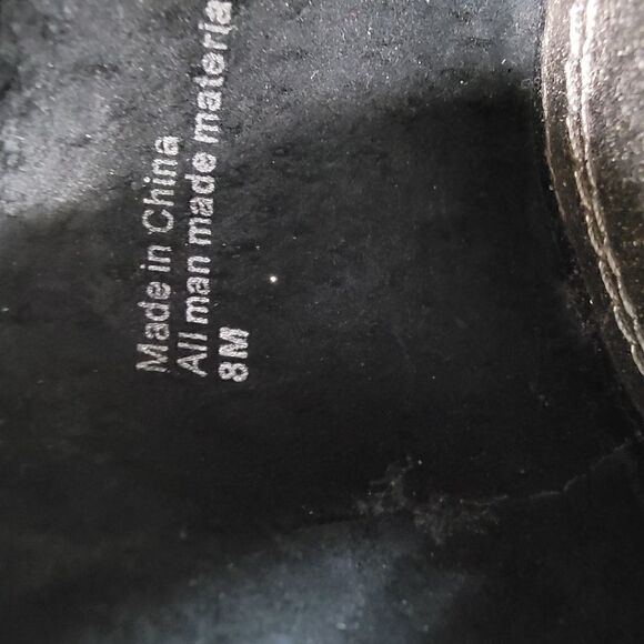 BAKERS MELINA BLACK GLITTER PLATFORM SHOES - Picture 11 of 15